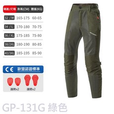 MOTOWOLF 摩多狼 GP-131 CE2級護具 防摔涼感騎士長褲 (台灣授權專賣)
