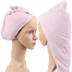 모아니샵 샤워 헤어타올 헤어터번, 핑크