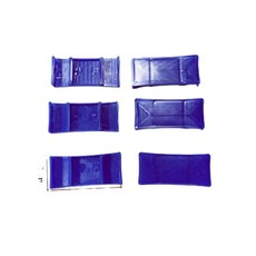 YZMY 跳格子親子互動遊戲圈, 藍色卡扣 單個, 1個