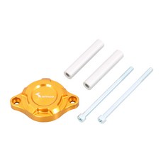 【安全屋】日本 KITACO 啟動馬達護蓋 MONKEY125、MSX125 GROM 三代、DAX125 鋁合金護蓋, 金色 (現貨), 1個