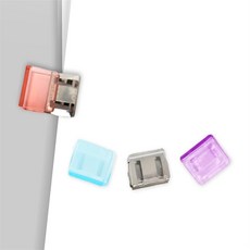 사라샵 푸쉬클립10개 고정클립 레포트, 플라스틱 퍼플