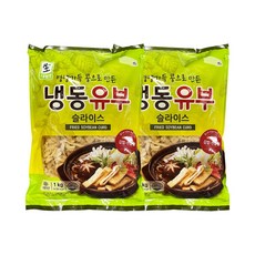 대림 냉동유부 슬라이스 1kg 2개