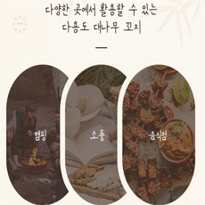 금나와라 대나무 꼬지 캠핑꼬치꼬챙이, 100P, 1개