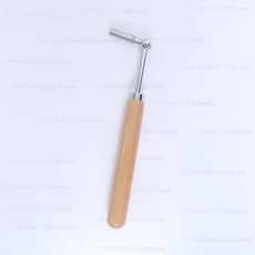 피아노 튜닝 렌치 도구 접이식 고정 샌달우드, 1개