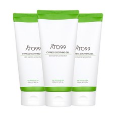 아토99 편백수 병풀 시카 진정 쿨링 수딩 젤 200ml 끈적임 없는 민감성 저자극 피부 온도 수분 케어, 3개