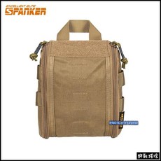 野戰搖滾-生存遊戲 SPANKER 戰術應急醫療包 急救包 狼棕色 快取雜物包 腰包 勤務包 工具袋 醫療袋 戰術背心可掛, 1個