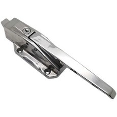 대형 냉동고 손잡이 도어락 업소용 냉장고 다용도 교체용 문고리 핸들 냉동창고 단일핸들 (장착나사없음), 단일핸들 (장착나사없음) + 로우버클