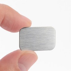 권사장 사각 철판 1P 철판스티커, 65x8mm