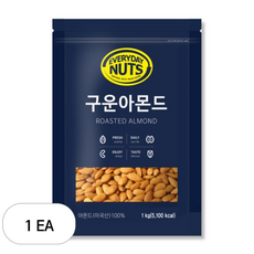 에브리데이넛츠 구운아몬드, 1kg, 1개