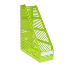 코벡사 개폐식화일꽂이 연두 W92*D253*H313mm 1개 선반 문서보관함 파일꽂이 서류꽂이함