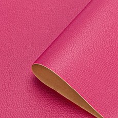 가죽공방 인조가죽원단 소파 시트 가죽원단 스웨이드, 로즈레드 68cmx50cm, 1개