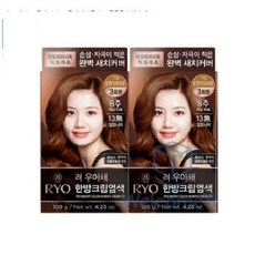 려 우아채 일반염색약(새치)x2개, 오렌지브라운, 2개