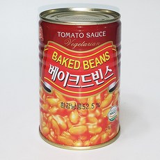 삼아 베이크드빈스 400g x10캔 / 부대 찌개 강낭콩 햄, 10개