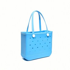 실리콘 바스켓 블루 구멍 통풍 디자인 목욕 용품 수납 바구니 욕실 정리 샤워, 상세페이지 참조