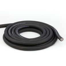 크누콘셉츠 콜로서스 플렉스 케이블 OFC 8 게이지 전원선 구리선 빨강 25 피트 AWG, 10 Feet, Black