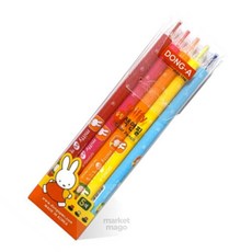 마켓다인A 미피색연필2mm 5색 슬림색연필