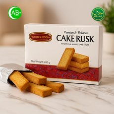 Cake Rusk Traditional Crispy Cake Sticks 누르 케이크 러스크 | 전통 바삭한 케이크 스틱, 1개, 200g