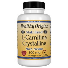 Healthy Origins 肉鹼無麩質素食補充錠 500mg, 180顆, 1罐