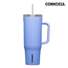 콕시클 크루저 대용량 텀블러 40oz 1200ML 보냉 20시간 보온 9시간 빨대 포함, 페리윙클(퍼플블루), 1개
