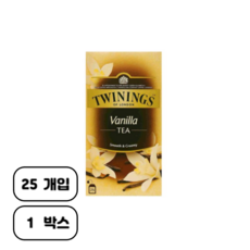 트와이닝 바닐라 티백, 2g, 25개입, 1개