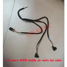 LED 벤츠 AMG A CLA GLA C GLC E S G 쿠페 W176 W117 W156 W205 X253 W213 W222 W464 에어 벤트 램프 터빈, 05 middle led cable, 02 Original, 01 China Mainland