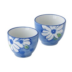 꿈꾸는 키친 일본풍 아오이로 소주잔 2P, 1세트, 청화
