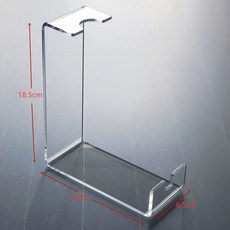 탁구라켓 거치대 수납 선반 브래킷 정리대 투명 홀더