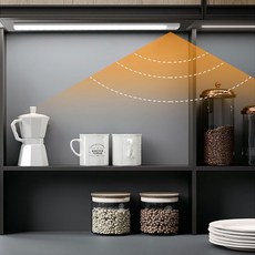 LED형광등 초슬림 인체 감지 벽조명(60cm), 1개