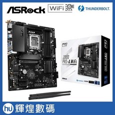 華擎 ASRock Z890 PRO-A WIFI ATX 主機板，支援最新處理器，高速無線網路，多重散熱設計