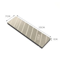 맷돌 DMD 주방 양면 다이아몬드 숫돌 120 # 칼 교정 그라인더 호닝 도구, 01 라이트 그레이, 02 1 Piece, 1개