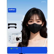 일회용 블랙 입체마스크 3겹구조 숨쉬기편한 3D마스크, 5. 자외선차단, 프리사이즈