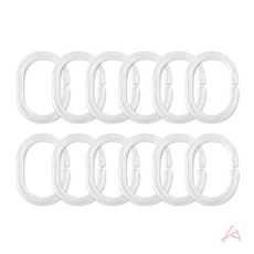 샤워 커튼 링 12P