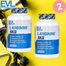 EVL L 아르기닌 Arginine AKG 500mg 120캡슐 2개