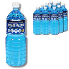 비츠온 사계절 발수코팅 에탄올 워셔액 어는점 영하25도, 12개, 1.8L