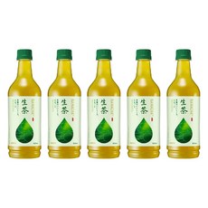 기린 나마차 나마차 생차 녹차, 5개, 525ml