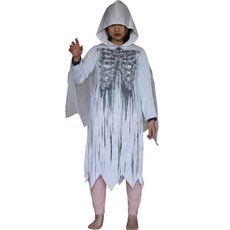 萬聖節兒童服裝：女鬼殭屍死神女巫COSPLAY制服，萬聖派對遊戲舞會服裝