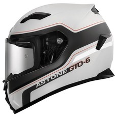 ASTONE GTO6 彩繪款 YC3 全罩式安全帽 藍芽耳機溝 眼鏡溝 騎士必備 ECE22.06 秋冬新款全罩式, 鋼隱灰, L