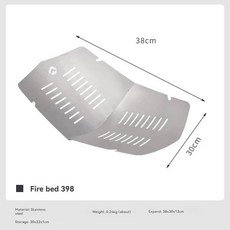 강염스토브 캠핑 버너 CAMPINGMOON SOLO-A4 야외 휴대용 난방 모닥불 접이식 장작 스틸 바베큐 스토브, A4-Q