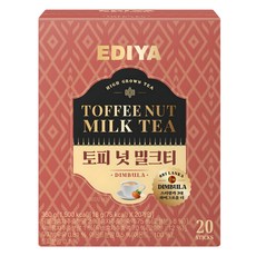 EDIYA COFFEE 太妃糖奶茶, 360g, 1個, 20入
