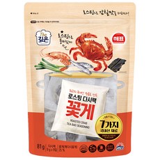 더깊은 로스팅 다시팩 꽃게 9p, 1개, 81g