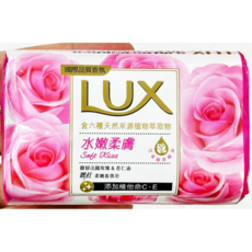 LUX 麗仕香氛皂水嫩柔膚 (含維他命C、E/杏仁油/絲蛋白精華), 80g, 1個