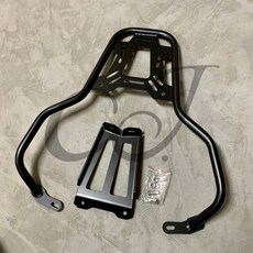 CJ motor Vespa 偉士牌 春天/衝刺/GTS 新偉300/150/125 後貨架 鋁箱 尾箱 後扶手, 黑色 Black