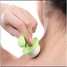 FOOI 휴대용 새싹 마사지볼 롤러 화분안마기 미니지압기, 1개