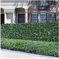 인조 울타리 넝쿨 담쟁이 정원 야외 담장 행잉 플랜트 조경 조화 벽장식 가랜드 리스, 연녹색 고구마 잎 (1mx3m)