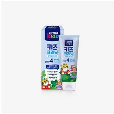2080 키즈 크리닉 치약 달지않은 순한 민트맛, 80g, 4개