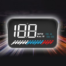 HUD 헤드업디스플레이 M7 OBD GPS겸용 전방 표시 어댑터 내비게이션 차량 정보 표, 3S-M7