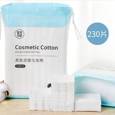 健美創研 柔膚面化妝棉 230片 濕敷卸妝, 1個