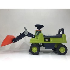 淘氣寶貝 兒童滑行車 扭扭車 1669新品大號 挖掘機 帶音樂燈光 可坐可騎, 堆土機 綠色, 1個