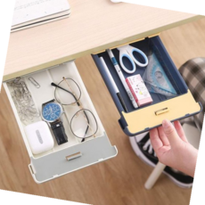 사무실미니서랍 HND 보조서랍 미니서랍 책상서랍 3Color, 블루서랍