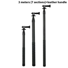 카본 파이버 셀카봉 카메라 연장 초장거리 투명, 01 A6